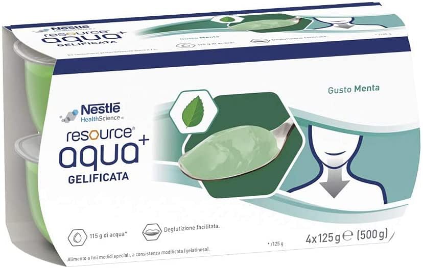 Resource Aqua Acqua Gelificata+Mint Cup 6 4 X125 G