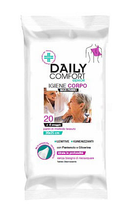 Daily Comfort Senior Panni Igiene Corpo 24 Pezzi