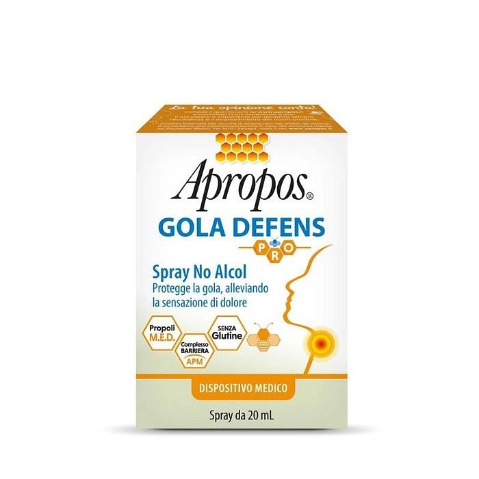 Apropos Gola Defens Pro Spray No Alcol 20 Ml