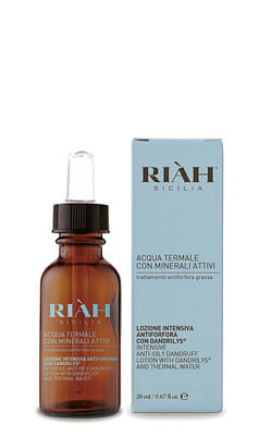 Riah Acqua Termale Lozione Intensiva Antiforfora Grassa 20 Ml