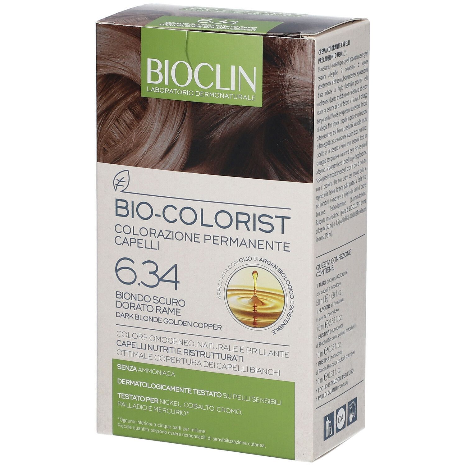 Bioclin Bio Colorist 6,34 Biondo Scuro Dorato Rame