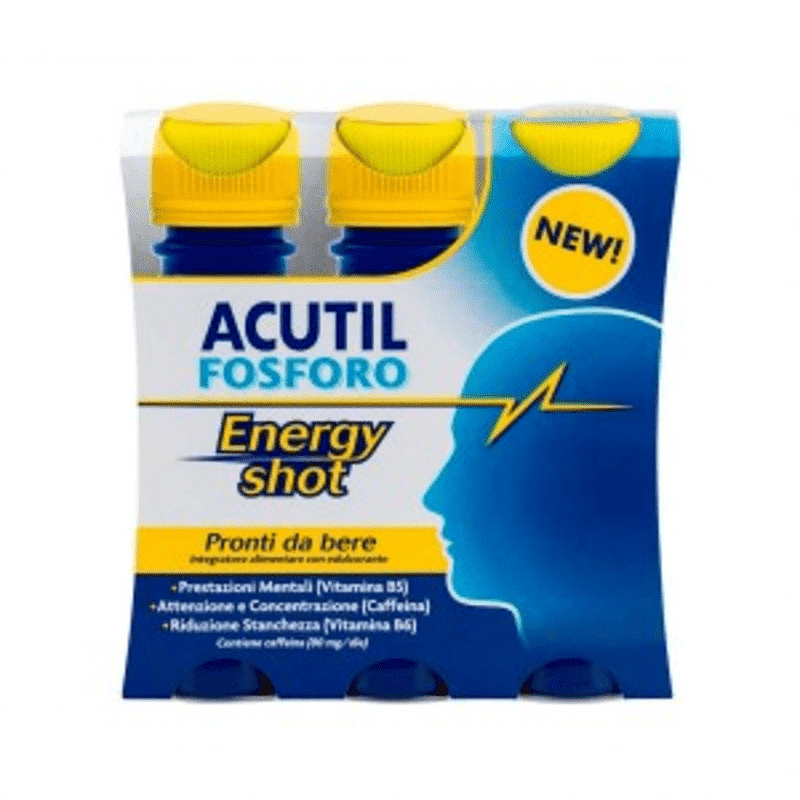 Acutil Fosforo Energy Shot 3 X 60 Ml