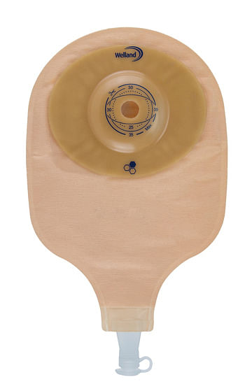 Sacca Per Urostomia Trasparente Ritagliabile Aurum Profile Uro Midi Diametro 13 35 Mm Inizio Convessita' 35 Mm 10 Pezzi