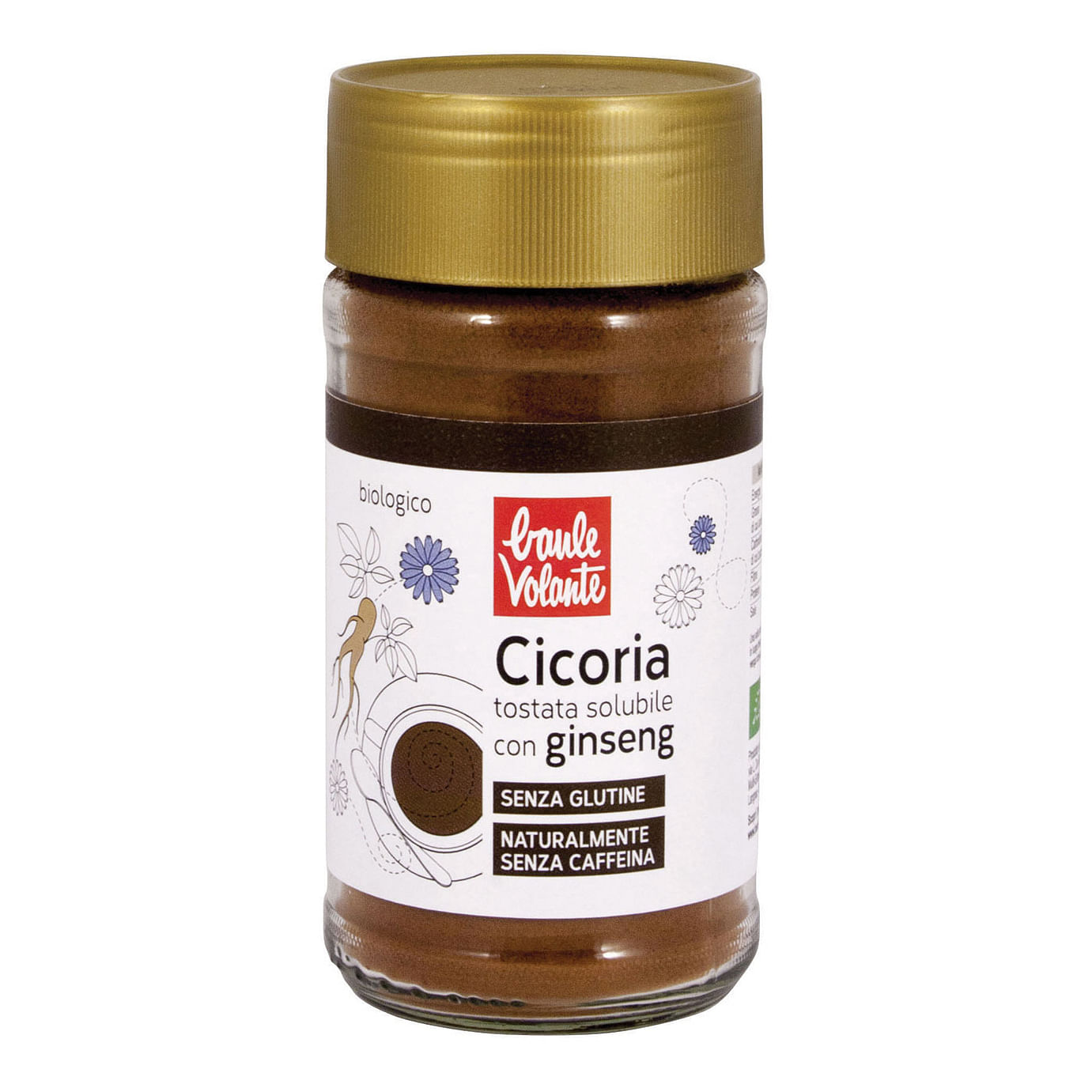 Baule Volante Cicoria Tostata Solubile Con Ginseng 100 G