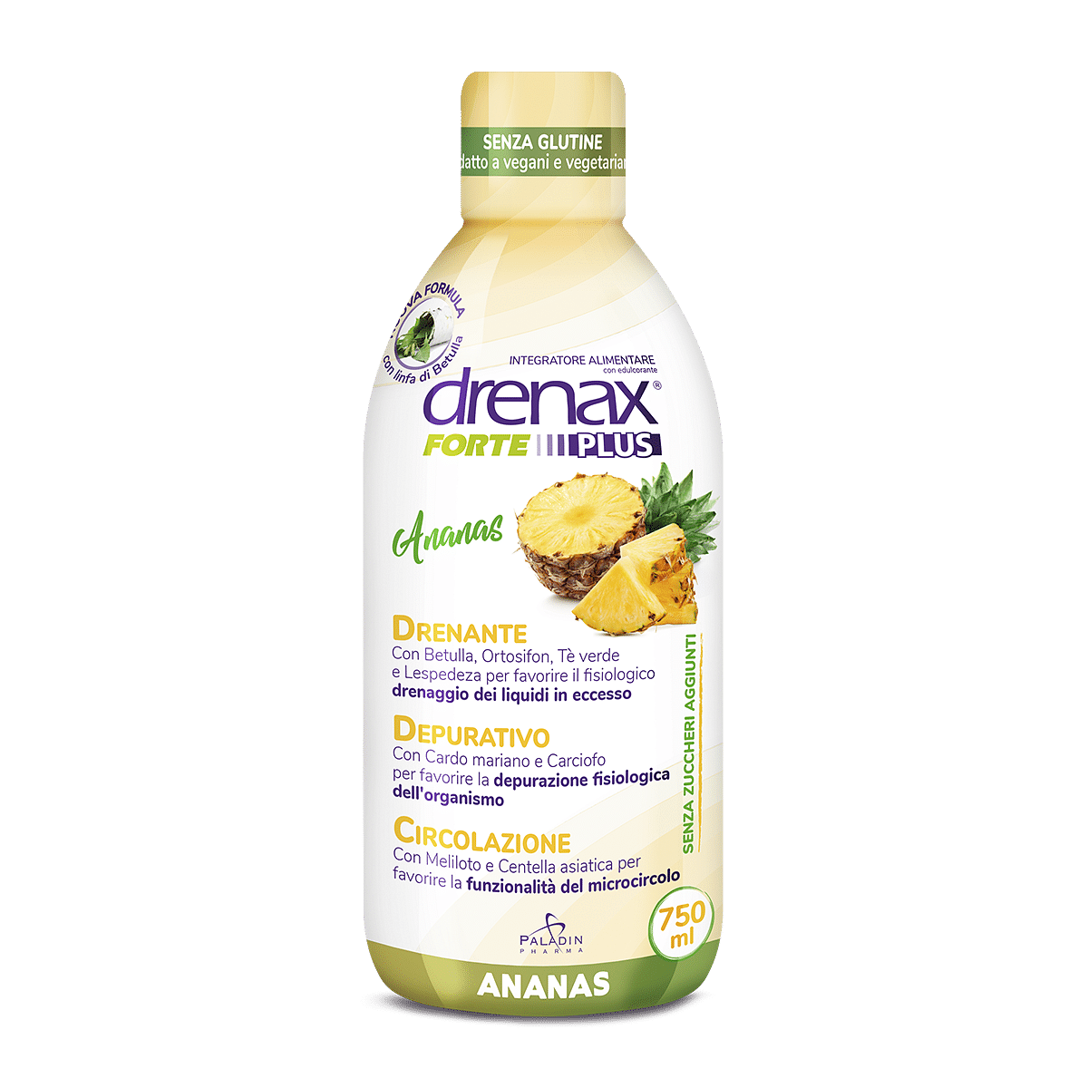 Drenax Forte Plus Esotico Con Estratto D'Ananas 750 Ml