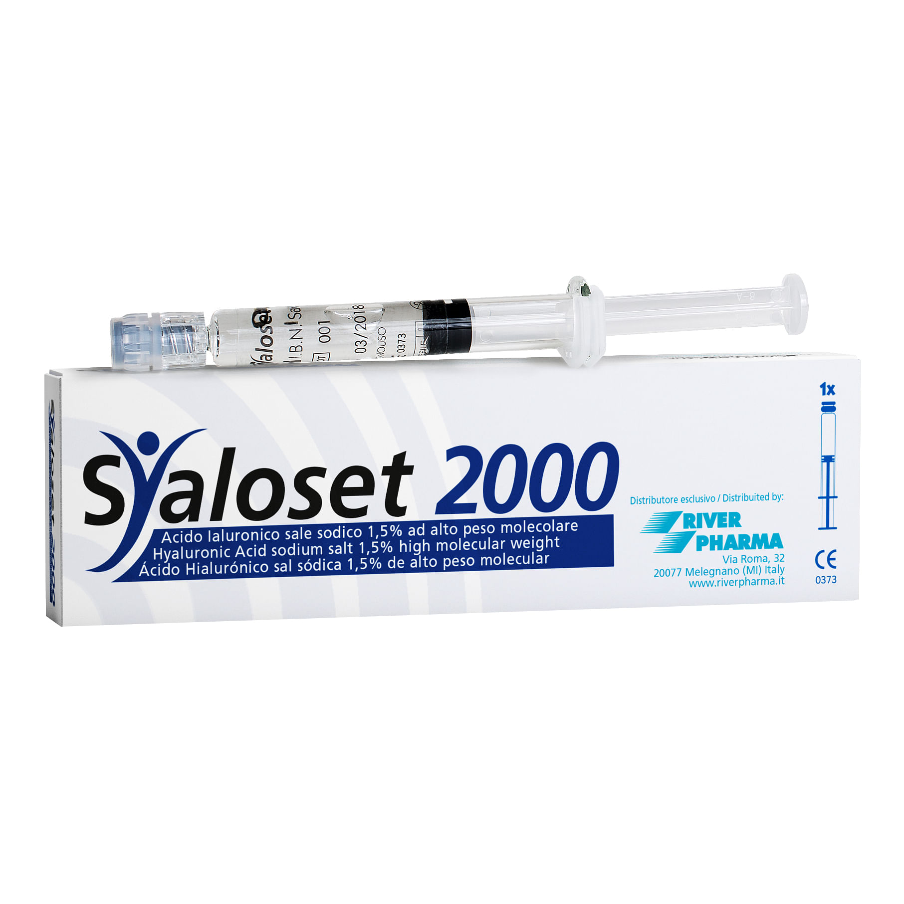 Siringa Intra Articolare Syaloset 2000 Acido Ialuronico 1,5% 2 Ml 1 Pezzo