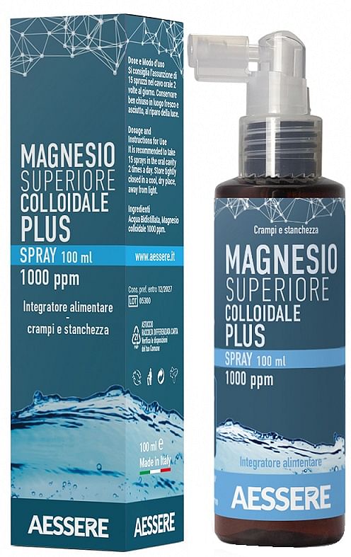 Magnesio Superiore Colloidale Plus Spray 1000 Ppm 100 Ml