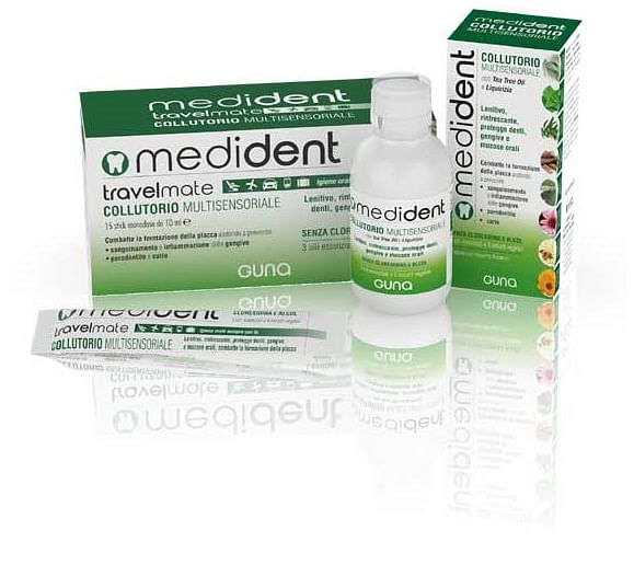Medident Travelmate Collutorio Multisensoriale 15 Stick Da 10 Ml