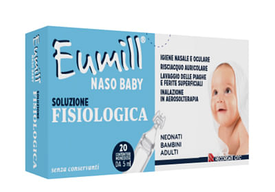 Eumill Naso Baby Soluzione Fisiologica 20 Contenitori Monodose 5 Ml