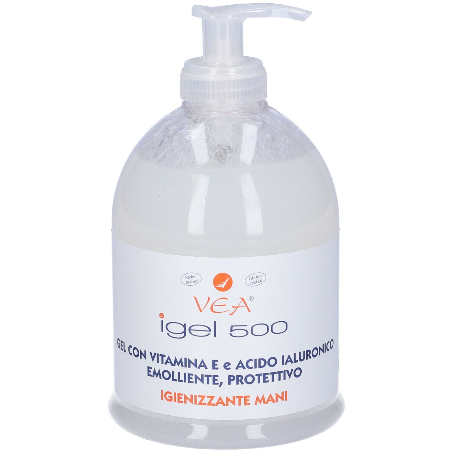 Vea Igel Gel Mani Igienizzante Vitamina E Acido Ialuronico 500 Ml