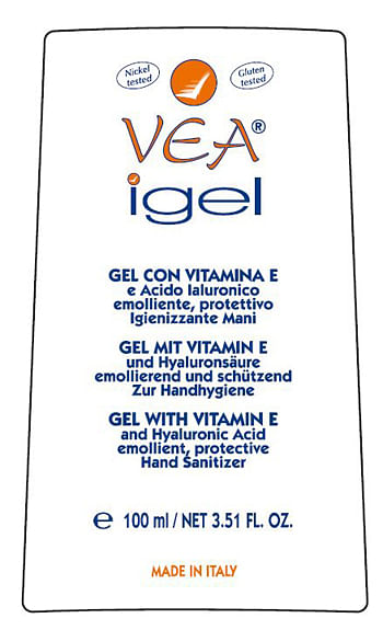 Vea Igel Gel Mani Igienizzante Vitamina E Acido Ialuronico 100 Ml