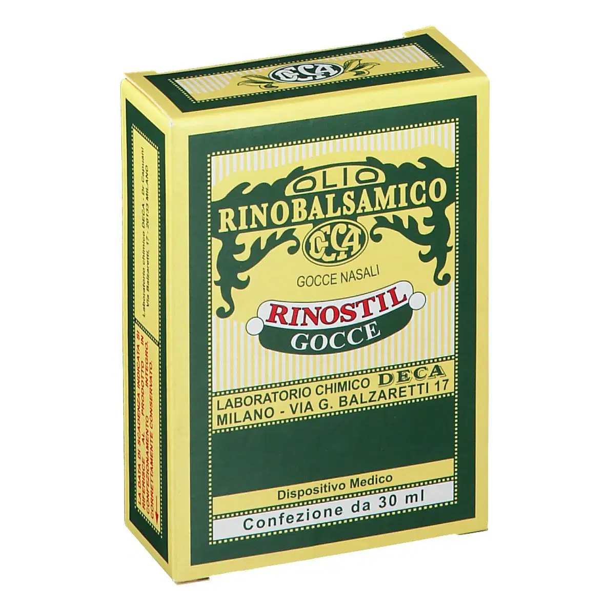 Rinostil Gocce Nasali Flacone 30 Ml Olio Rinobalsamico Per Laprotezione Della Mucosa Nasale E La Pulizia Delle Fosse Nasali