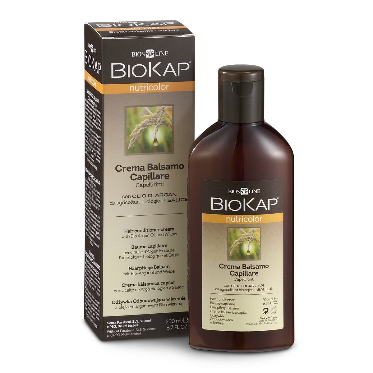 Biokap Nutricolor Crema Balsamo Capillare 200 Ml