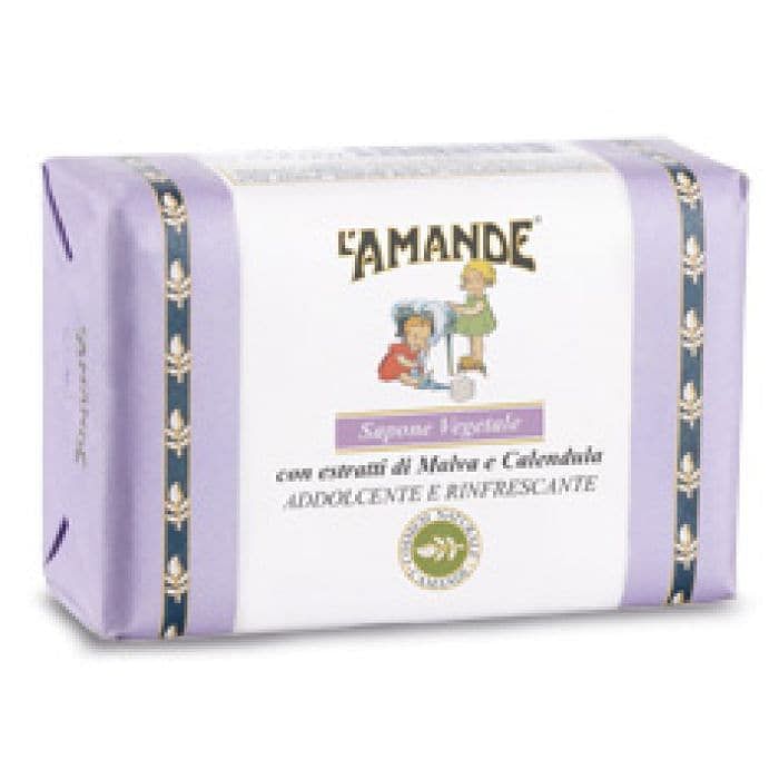 L'Amande Marseille Sapone Vegetale Malva/Calendula 200 G