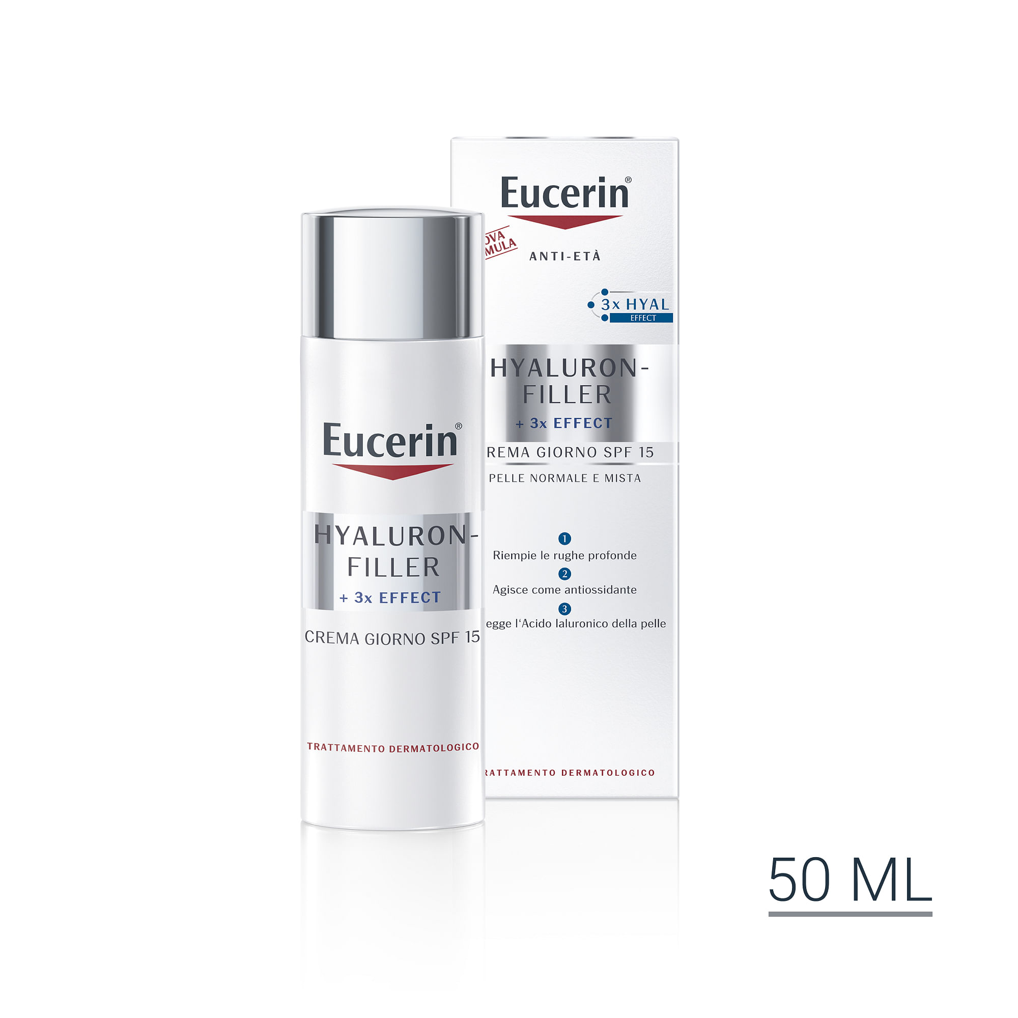 Eucerin Hyaluron Filler Crema Pelli Normali Miste 50 Ml