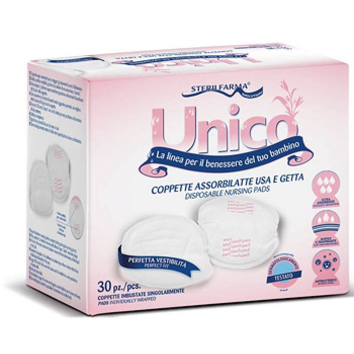 Unico Coppette Assorbilatte Usa E Getta 30 Pezzi