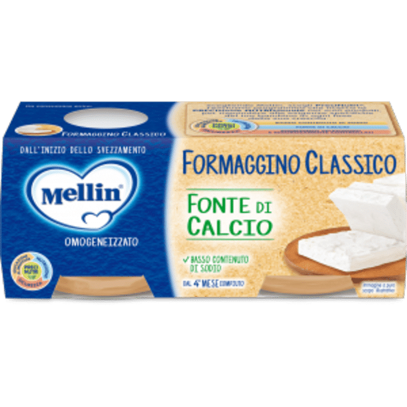 Mellin Baby Formaggino Classico 2 X 80 G