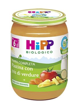 Hipp Bio Hipp Bio Pappa Pronta Past Tris Di Verdure 190 G