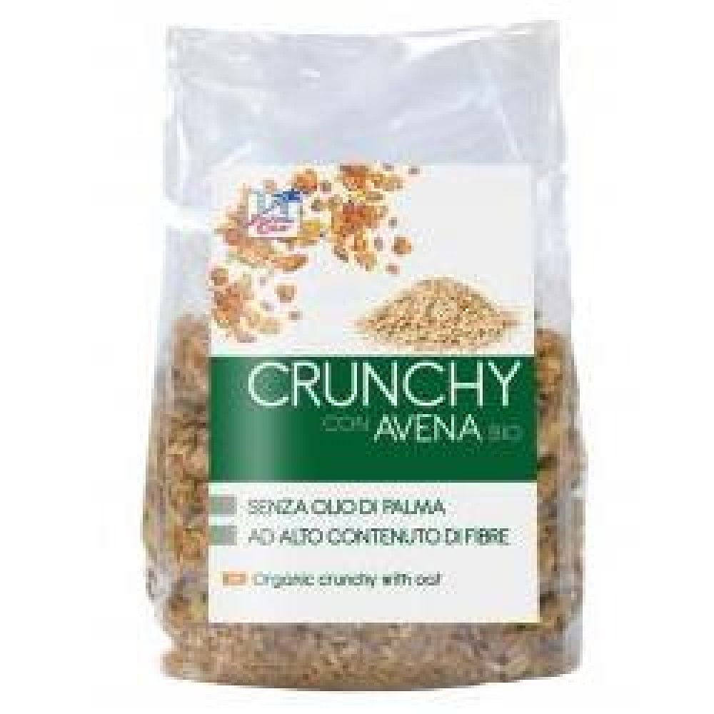 Fsc Crunchy Con Avena Bio Ad Alto Contenuto Di Fibre Con Olio Di Girasole Senza Olio Di Palma 375 G