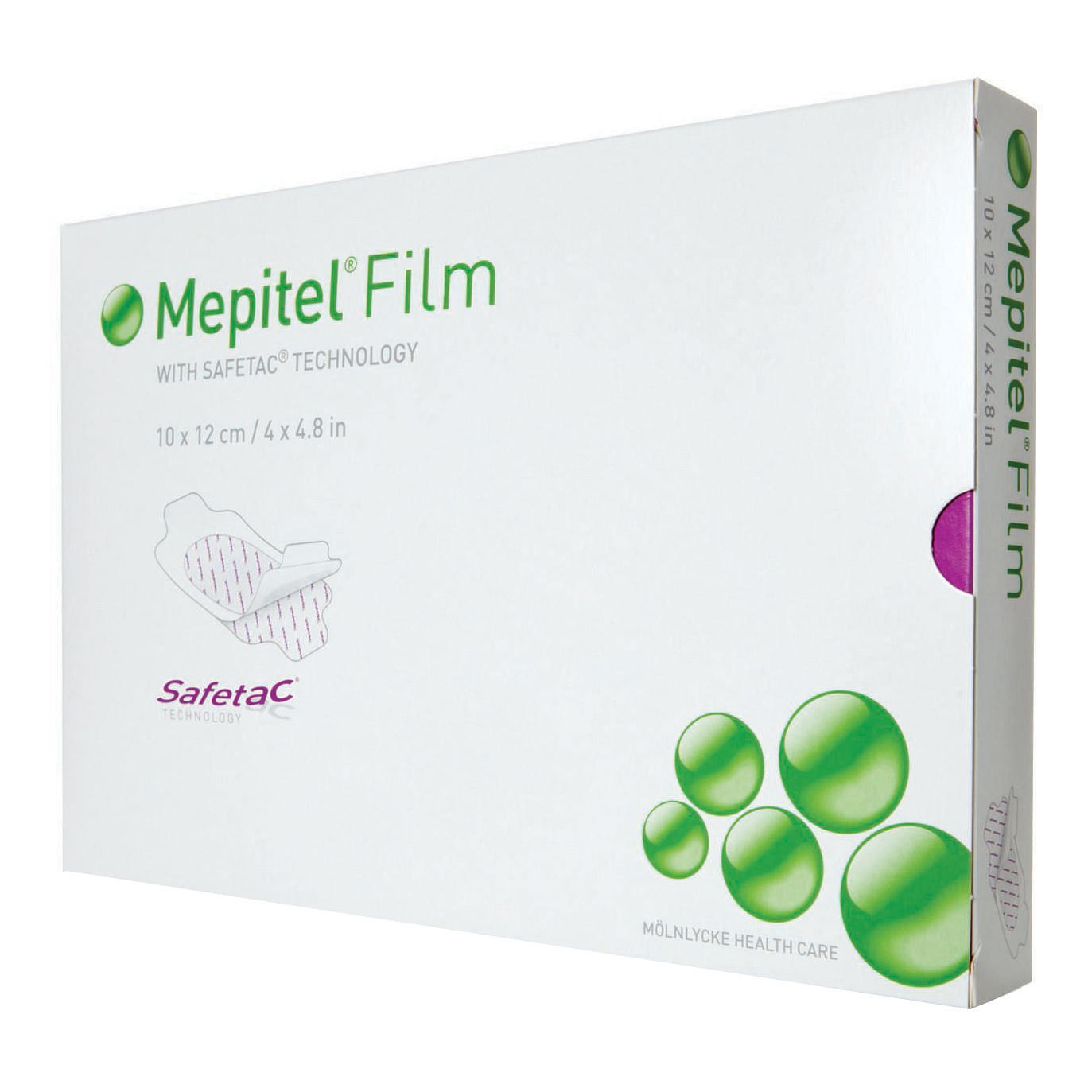 Medicazione In Film Di Poliuretano Con Strato Di Contatto In Silicone Morbido Mepitel Film 10,5 Cmx12 Cm 10 Pezzi