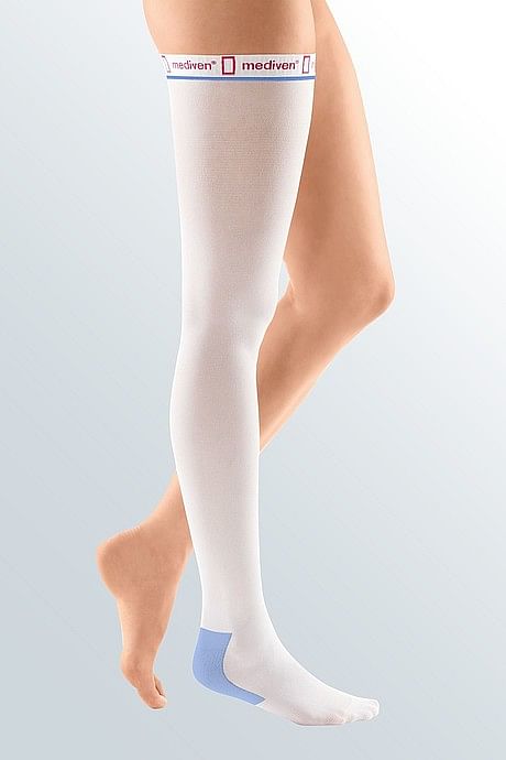 Calza Antitrombo Thrombexin H914 18 Mmhg Alla Caviglia Calza Coscia Autoreggente Misura Extra Large Coscia Extra Wide 1 Paio
