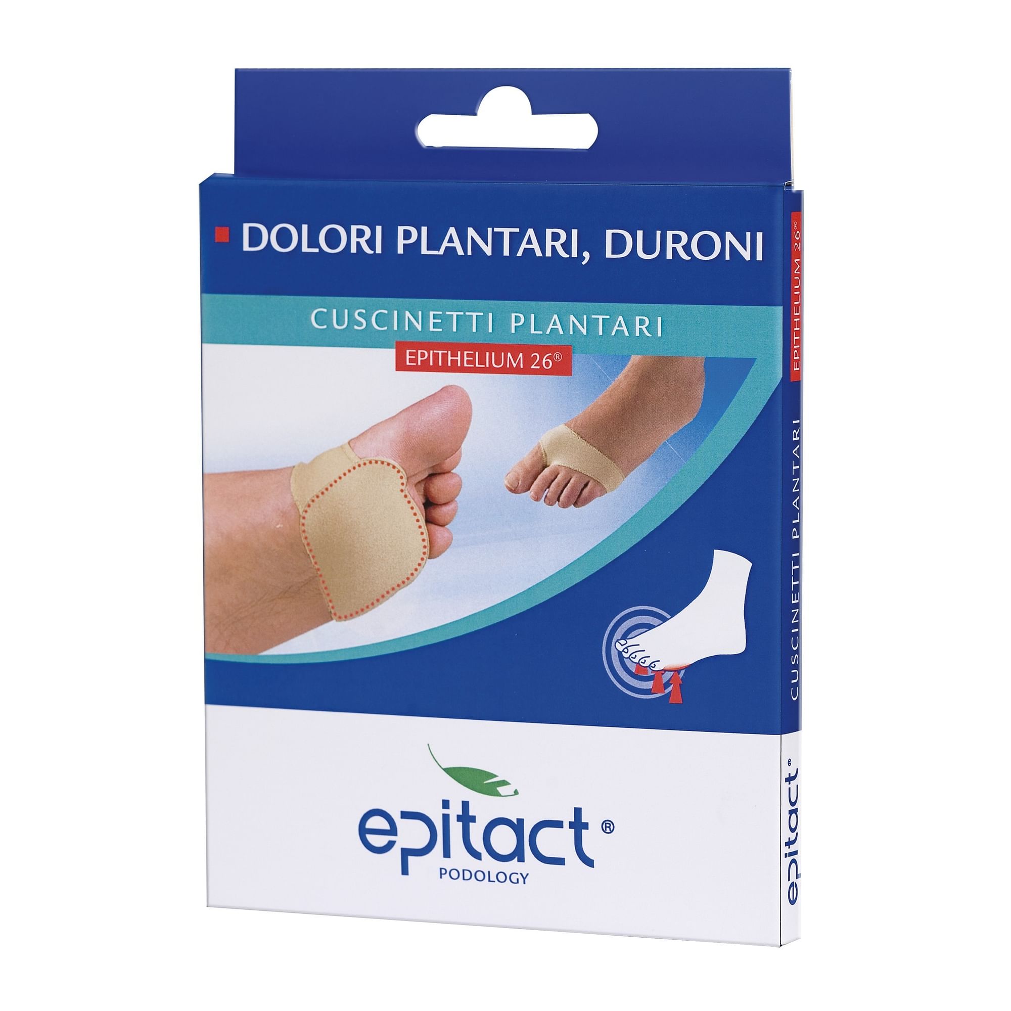 Cuscinetto Plantare Per Dolori Plantari E Duroni In Gel Di Silicone Epithelium 26 Epitact Taglia Medium