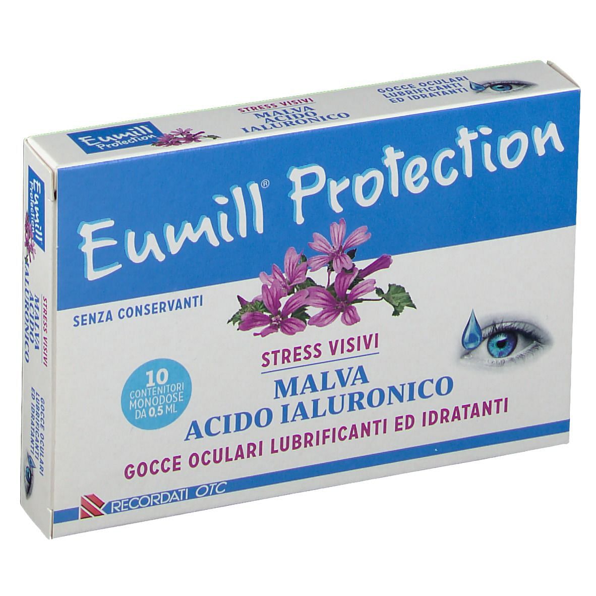 Eumill Protection Gocce Oculari 10 Flaconcini Monodose 0,5 Ml