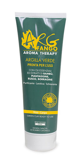 Argfango Aroma Therapy Argilla Verde Pronta Per L'Uso Per Viso E Corpo 250 Ml