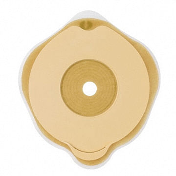 Placca Piana Flexima Key 50 Mm Con Protettore Cutaneo Idrocolloidale E Flangia 5 Pezzi
