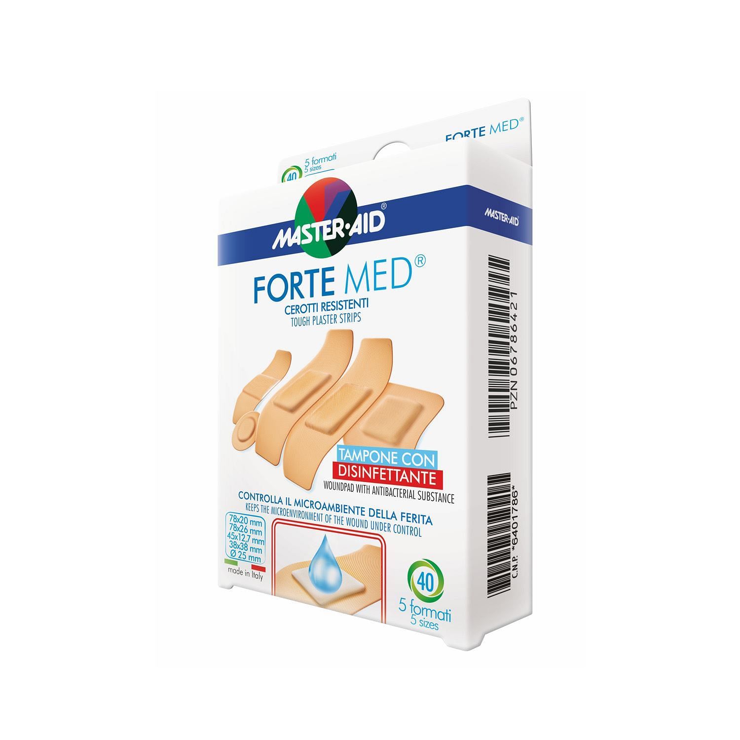 Cerotto Master Aid Forte Med Grande 100 Pezzi
