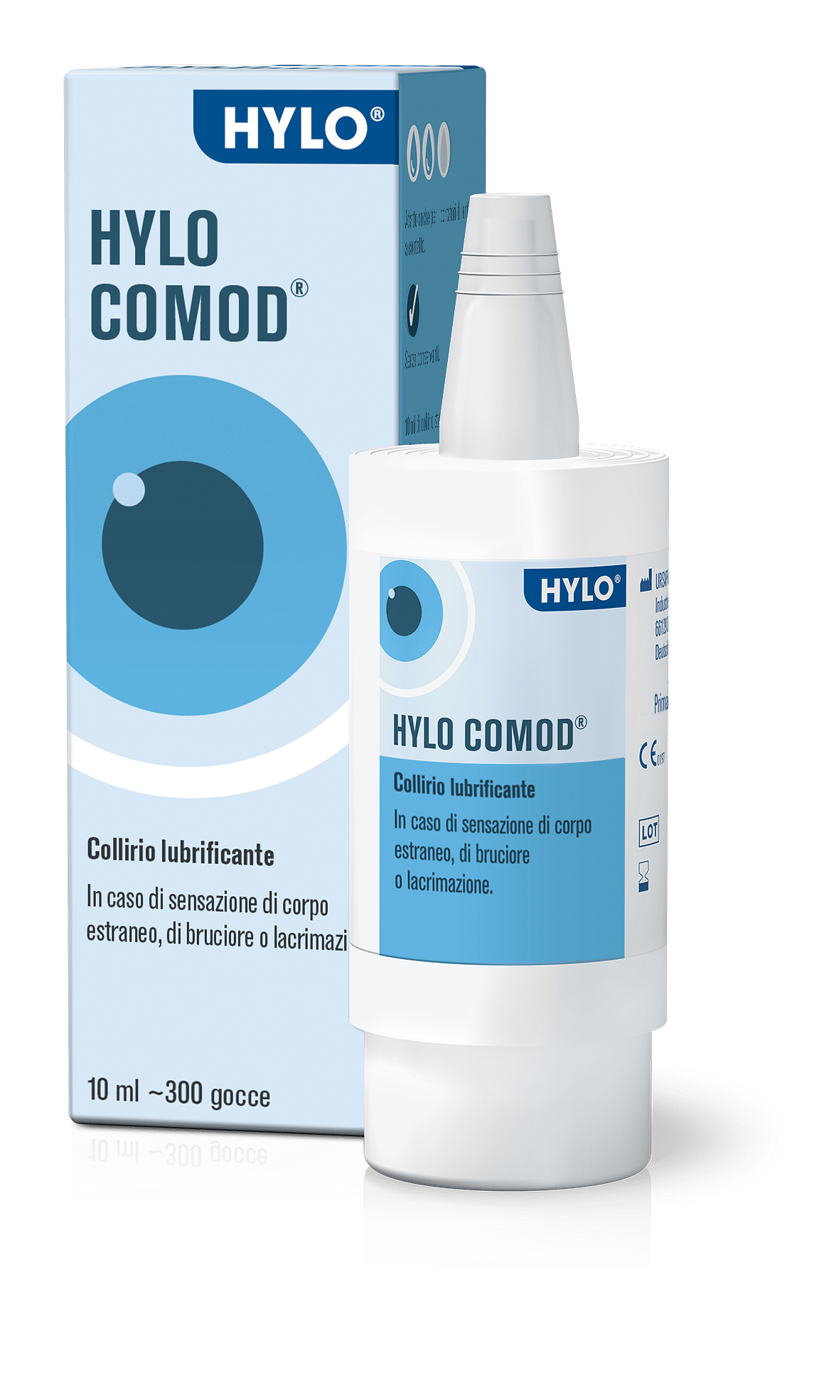 Hylo Comod Gocce Oculari Ialuronato Di Sodio 0,1%  Flaconcino 10 Ml