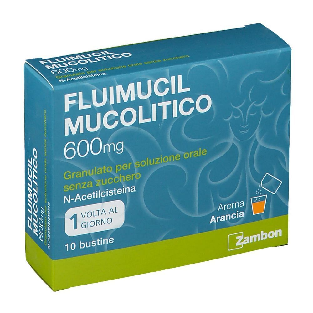 Fluimucil Mucolitico Orale Granulato 10 Bustine 600 Mg