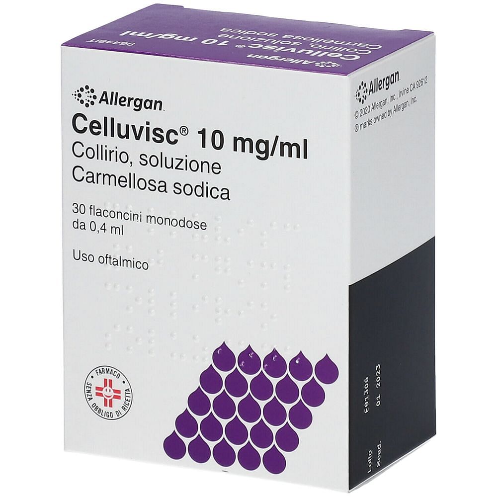 Celluvisc 30 Monodose Collirio 0,4 Ml 10 Mg/Ml