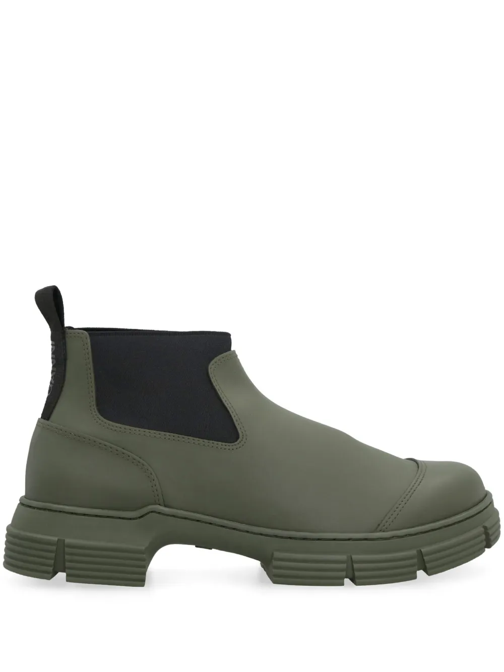 GANNI Crop City boots - Verde