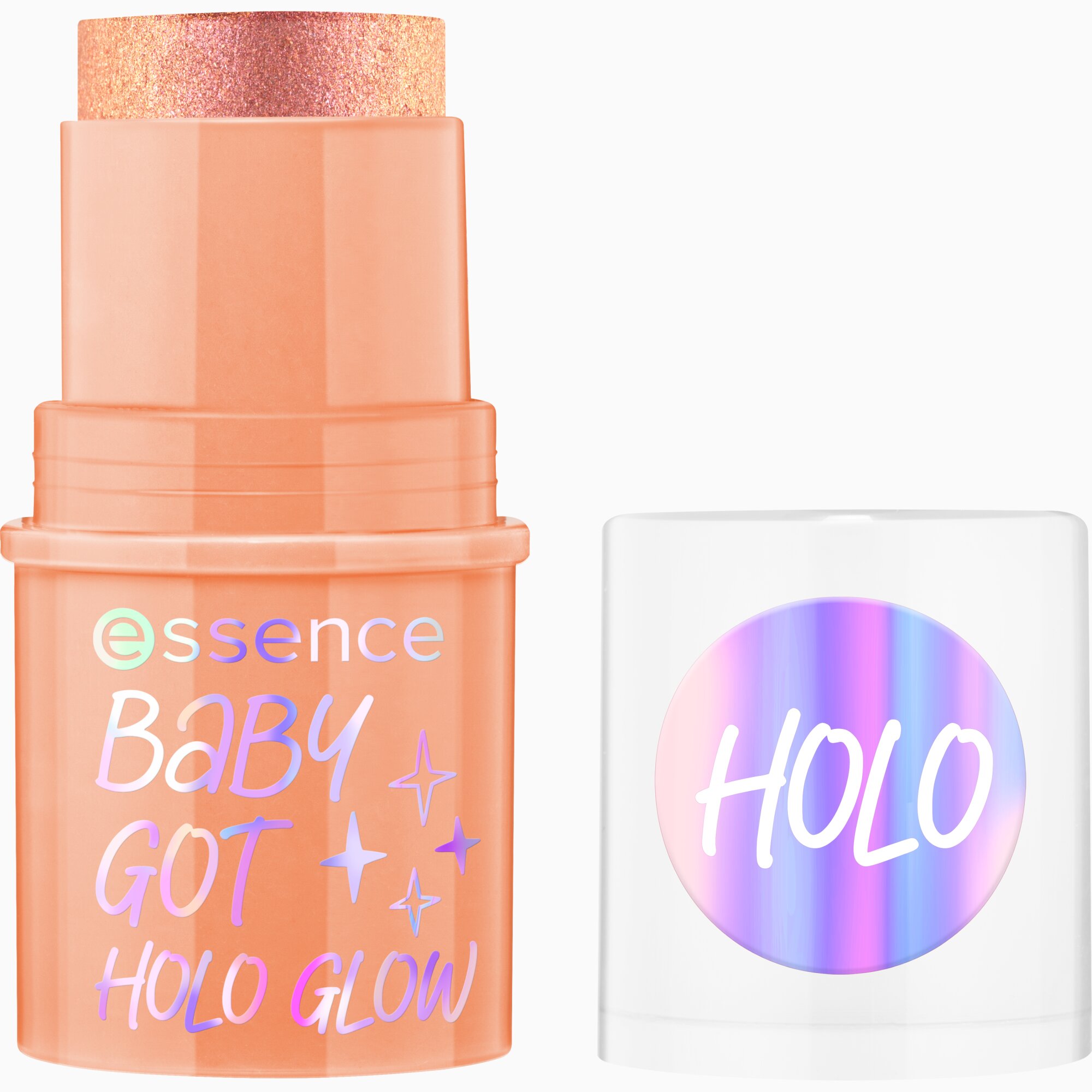 Baby Got Holo Glow 10 Holy Apricotly Illuminante Viso Perlato Stick Essence