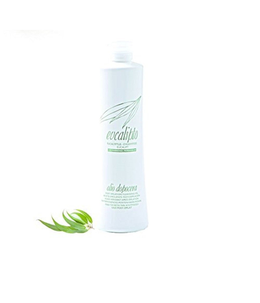 Olio dopo cera dopocera 500 ml eucalipto elimina residui post epilazione cera ceretta