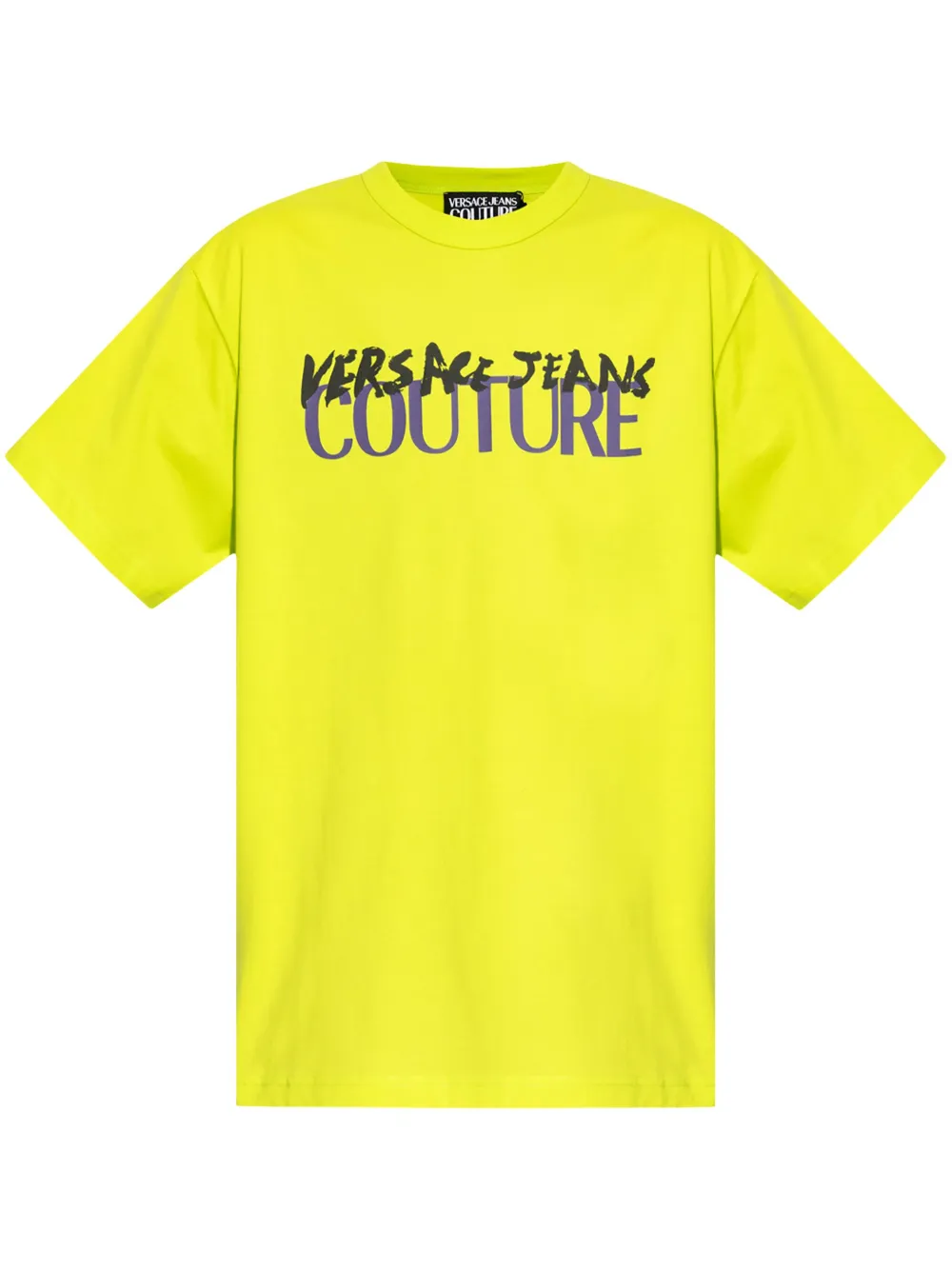 Versace Jeans Couture cotton T-shirt - Giallo