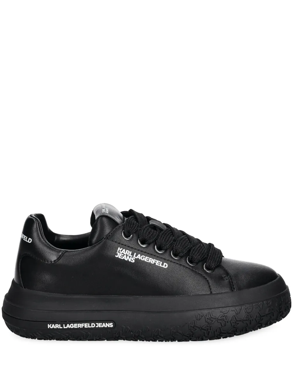 Karl Lagerfeld Jeans logo-print trainers - Nero