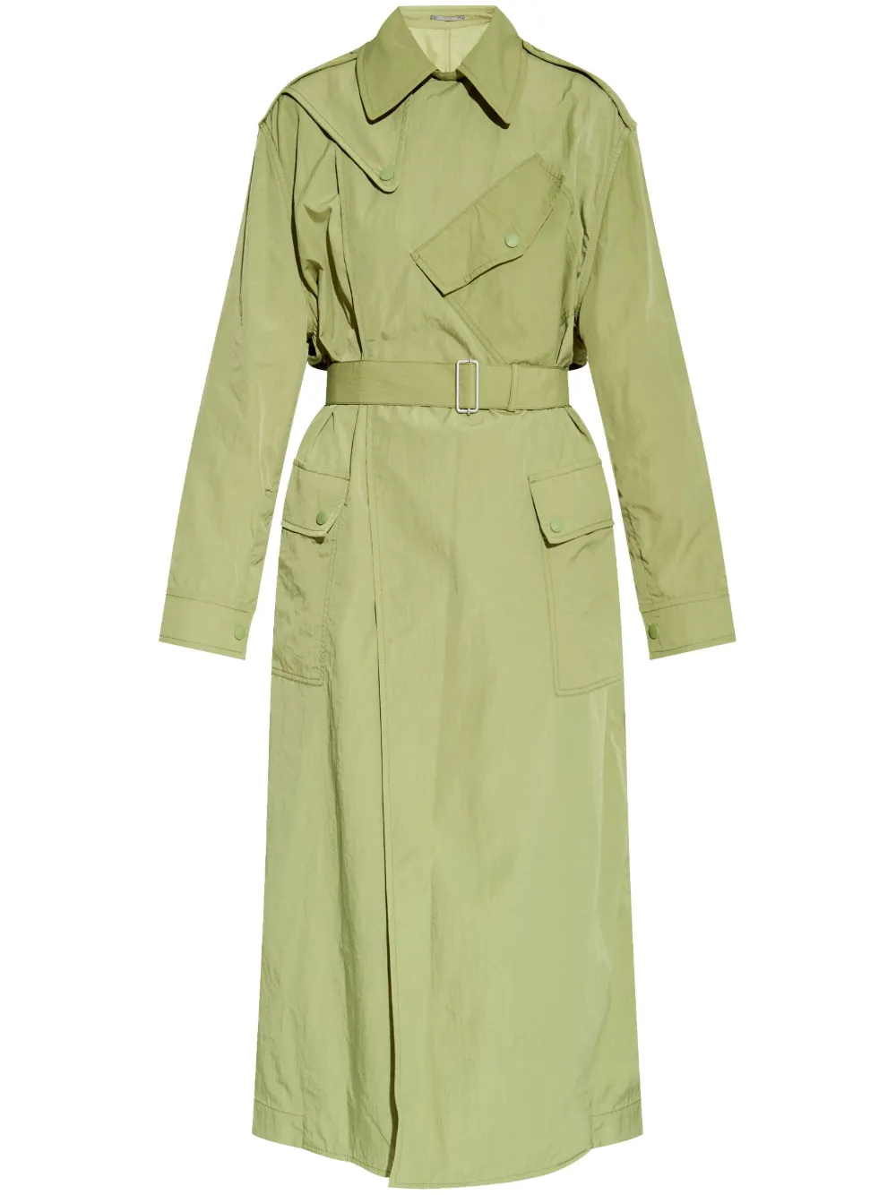Kenzo belted trench coat - Verde