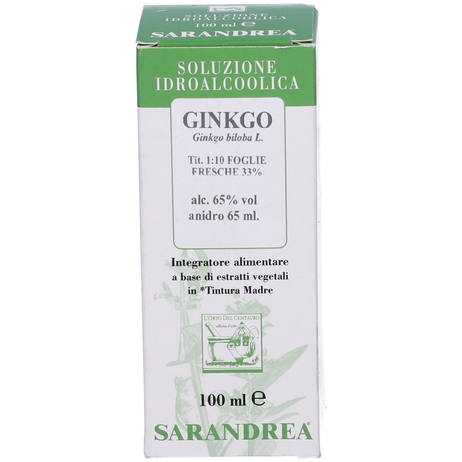 Ginkgo Biloba 100 Ml Tintura Madre