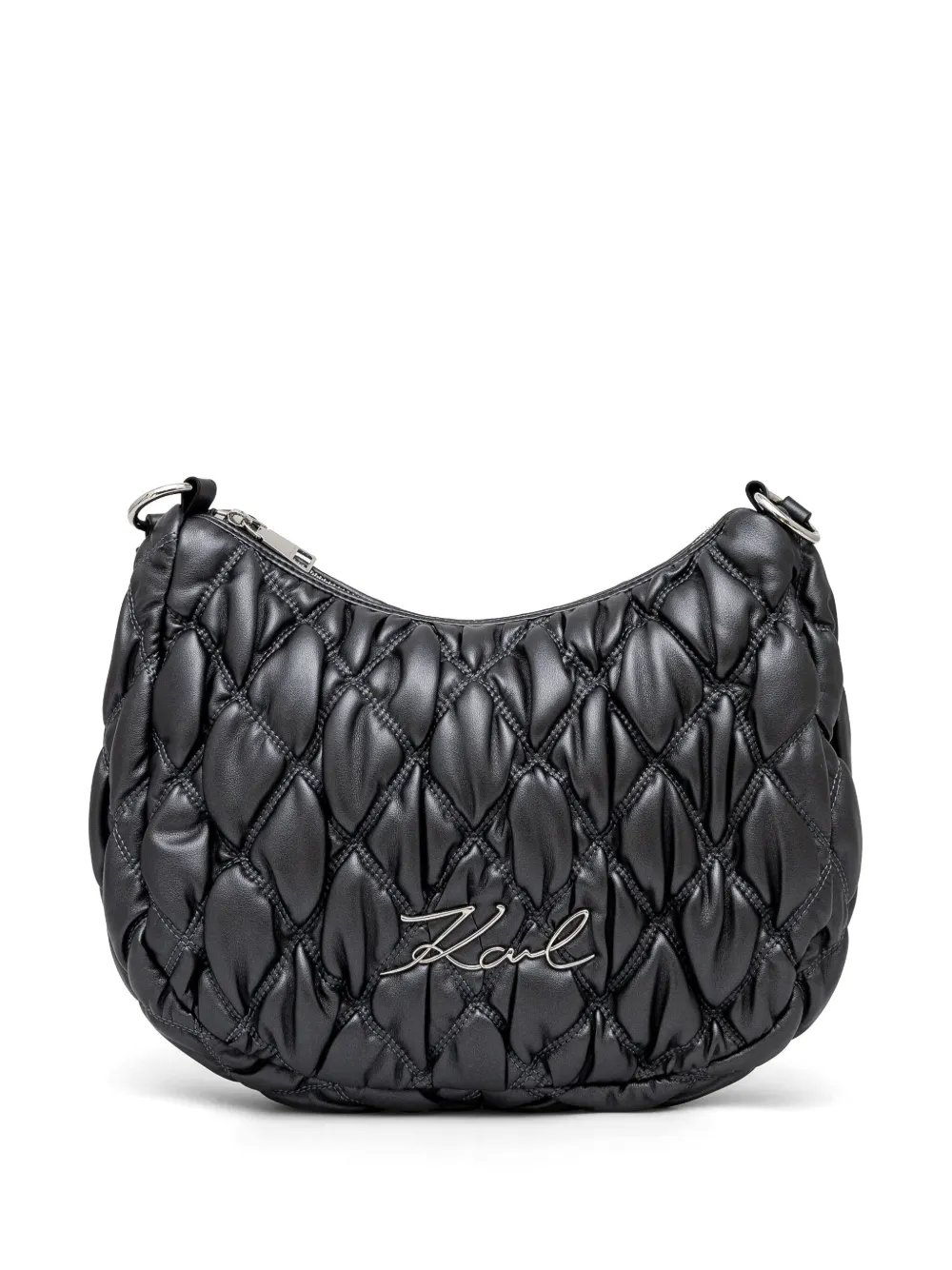 Karl Lagerfeld Signature Kuilt tote bag - Nero