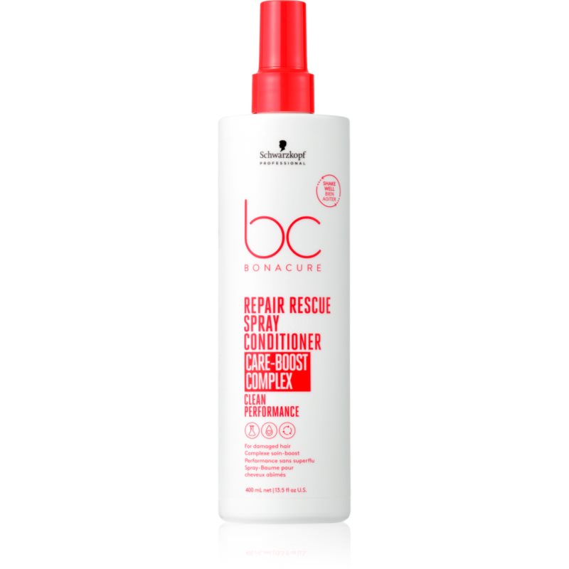 Schwarzkopf Professional Bc Bonacure Repair Rescue Balsamo Senza Risciacquo Per Capelli Rovinati 400 Ml