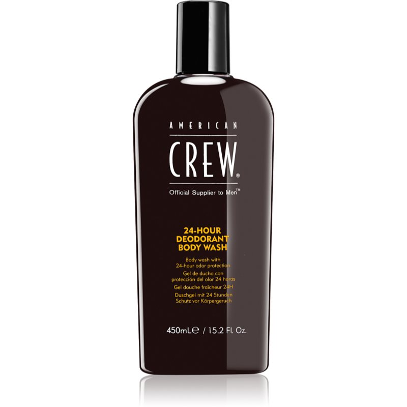 American Crew Body 24-Hour Deodorant Body Wash Gel Doccia Effetto Deodorante 24 Ore 450 Ml