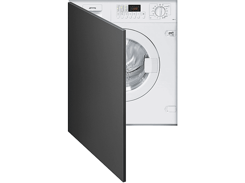 Smeg Lsia147 Lavasciuga Incasso, Caricamento Frontale, 7 Kg, 56 Cm, Classe E