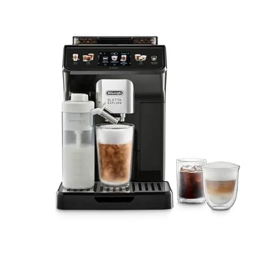 De'Longhi Eletta Explore Cold Brew Ecam450.65.G, Macchina Caffè Barista, Sistema Lattecrema Hot And Cool, Macchina Espresso Automatica, Macchina Per C