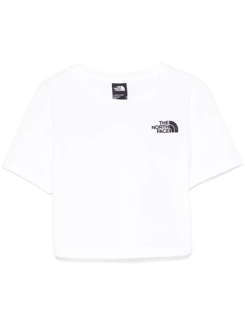 The North Face T-shirt crop - Bianco