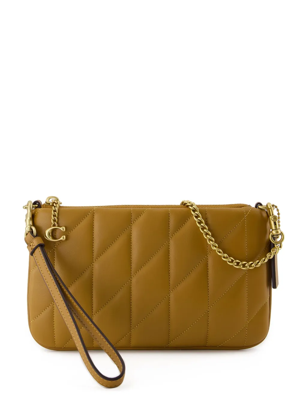 Coach quilted clutch bag - Marrone