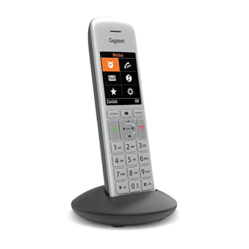 Gigaset Ce575Hx - Ricevitore Dect Con Base Di Ricarica - Telefono Cordless Di Alta Qualità Per Router E Base Dect - Compatibile Con Fritzbox - Interfa