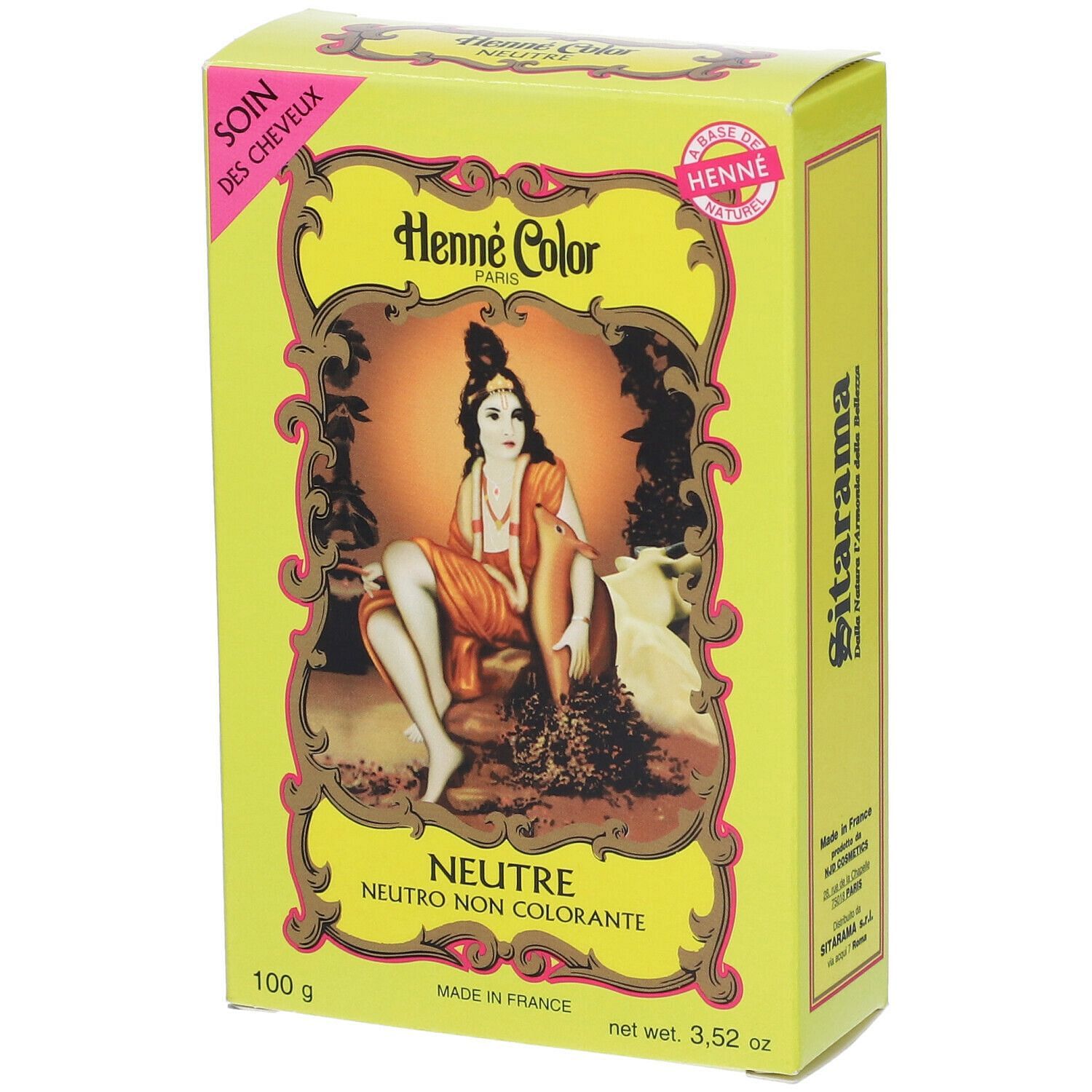 Polvere Henne Neutro Non Colorante Henne Color Polvere Vegetale Non Colorante 100 G