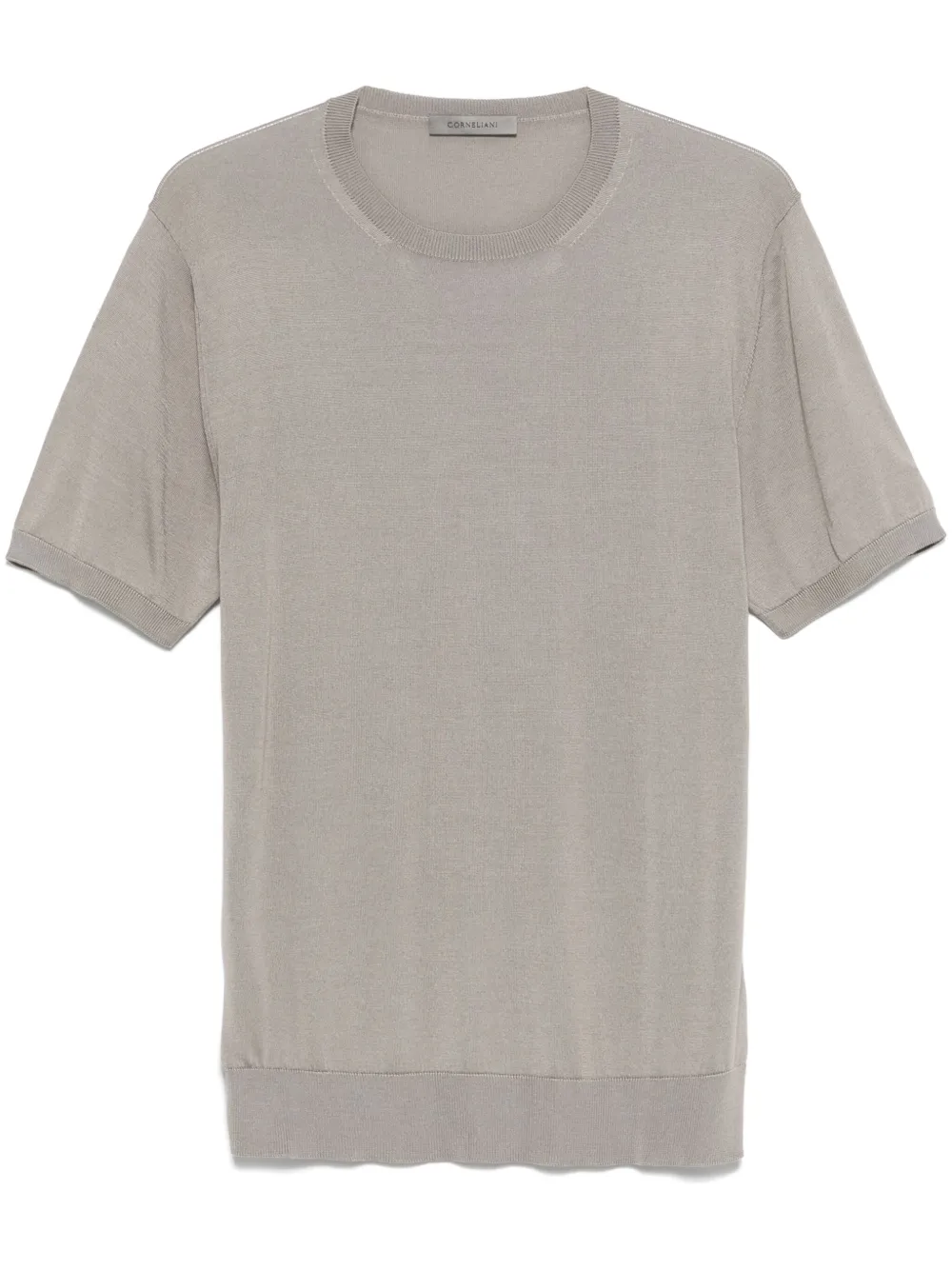 Corneliani silk T-shirt - Grigio